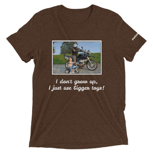 "... Use bigger toys!" t-shirt - motorholic