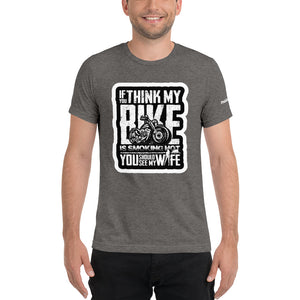 Hot bike-Hot wife t-shirt - motorholic