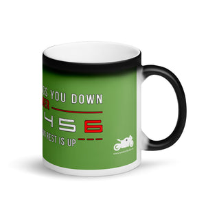 "1 Down-Rest is Up" Magic Mug - motorholic