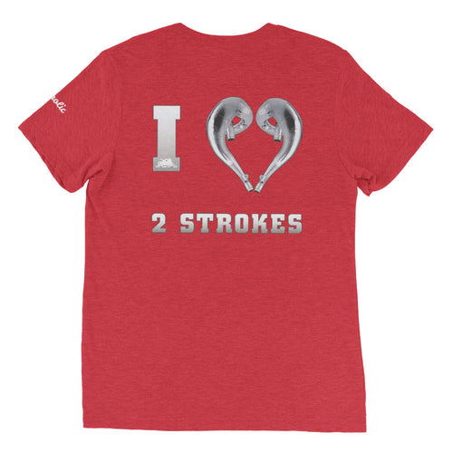 I love 2strokes.back t-shirt - motorholic