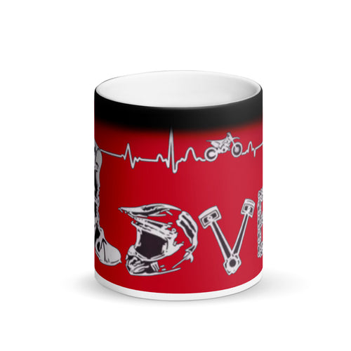 Motocross Holic Love_Red Magic Mug - motorholic