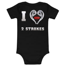 Cargar imagen en el visor de la galería, I love 2strokes Baby 1-piece - motorholic