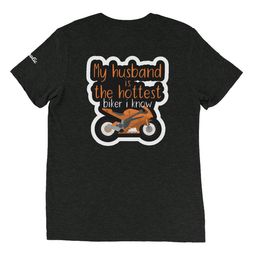 Hottest Husband.back t-shirt - motorholic