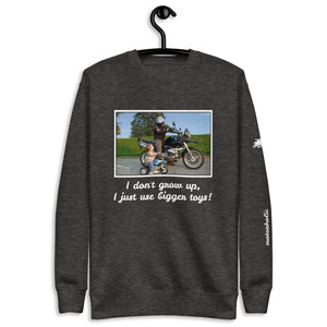 "Use bigger motorbike toys" Pullover - motorholic