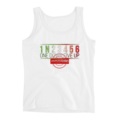 1 DOWN - 5 UP Ladies' Tank - motorholic