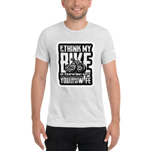 Hot bike-Hot wife t-shirt - motorholic