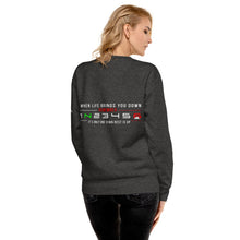 Charger l&#39;image dans la galerie, &quot;1 Down-Rest is Up&quot;. back Pullover - motorholic