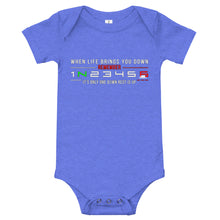 Load image into Gallery viewer, &quot;1 Down-Rest is Up&quot; Baby 1-piece - motorholic