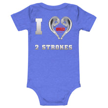 Cargar imagen en el visor de la galería, I love 2strokes Baby 1-piece - motorholic