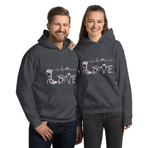 Motocross holic Love Hoodie - motorholic