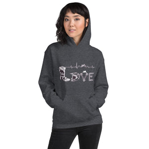 Motocross holic Love Hoodie - motorholic