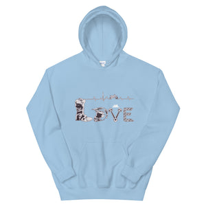 Motocross holic Love Hoodie - motorholic