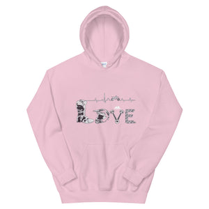 Motocross holic Love Hoodie - motorholic