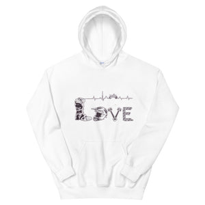 Motocross holic Love Hoodie - motorholic